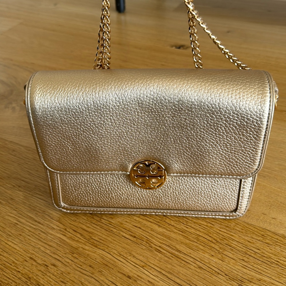 Tory Burch Gold Shoulder Bag